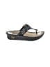 Alegria 100% Leather Black Flip Flops Size EU 39 - photo 1