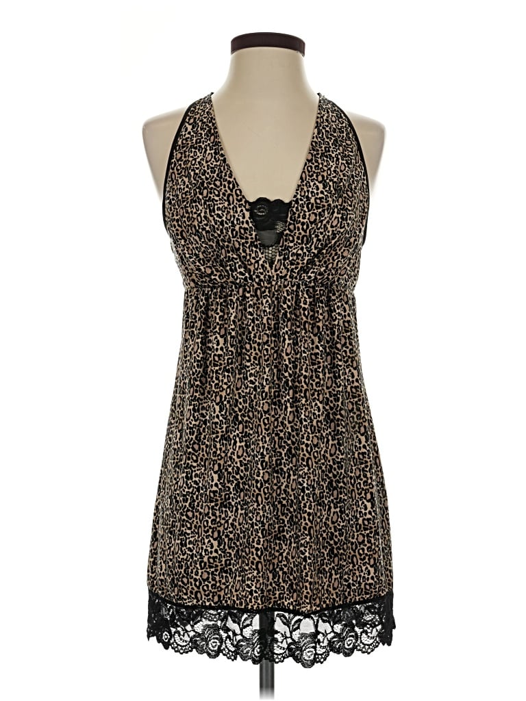 Pre-owned In Bloom By Jonquil Tank Top Brown Halter Neckline Tops
