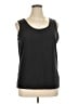 Chico's Solid Black Sleeveless T-Shirt Size XL (3) - photo 1