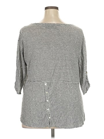 Adrienne Vittadini 3/4 Sleeve T-Shirt (view 2)