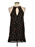 Eidon 100% Rayon Polka Dots Black Casual Dress Size XS - photo 2