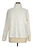 Lands' End 100% Polyester Solid Ivory Turtleneck Sweater Size XL - photo 1