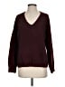 Vince Camuto Solid Burgundy Pullover Sweater Size S - photo 1