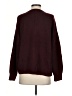 Vince Camuto Solid Burgundy Pullover Sweater Size S - photo 2