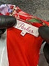 Parker 100% Polyester Print Red Casual Dress Size M - photo 7