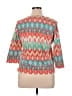 Ruby Rd. Orange 3/4 Sleeve Top Size XL - photo 2