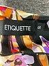 Etiquette Print Purple Casual Skirt Size S - photo 4