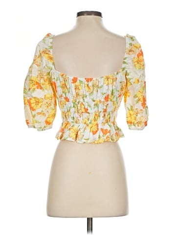 Faithfull the Brand 3/4 Sleeve Blouse (view 2)