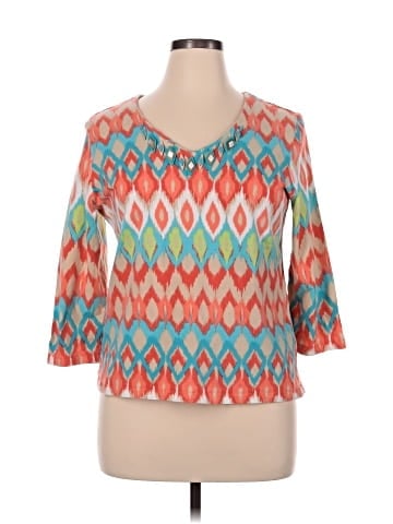 Ruby Rd. 3/4 Sleeve Top (view 1)