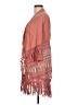 Xhilaration 100% Rayon Pink Kimono Size L - photo 5