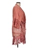 Xhilaration 100% Rayon Pink Kimono Size L - photo 4