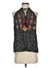 THML 100% Polyester Black Sleeveless Blouse Size S - photo 1