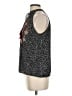 THML 100% Polyester Black Sleeveless Blouse Size S - photo 5