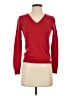 Neiman Marcus 100% Cashmere Red Cashmere Pullover Sweater Size S - photo 1