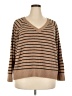 Old Navy 100% Acrylic Stripes Brown Pullover Sweater Size XXL - photo 1
