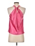 Aqua 100% Polyester Pink Sleeveless Blouse Size S - photo 2