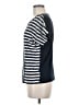 MICHAEL Michael Kors Stripes Silver Short Sleeve Top Size M - photo 5