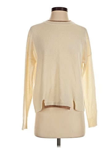 White + Warren Cashmere Pullover Sweater (view 1)