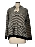 Paper Crane Stripes Black Pullover Sweater Size L - photo 1