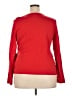 Halogen Red Long Sleeve Blouse Size 2X - photo 2