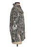 MICHAEL Michael Kors Animal Print Zebra Print Gray Silver 3/4 Sleeve Button-Down Shirt Size XS - photo 4