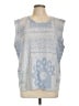 Talula Blue Sleeveless Blouse Size L - photo 1