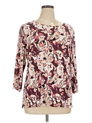 JM Collection 3/4 Sleeve Blouse (view 1)