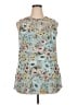 Apt. 9 Teal Sleeveless Blouse Size XXL - photo 1