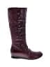 Miz Mooz 100% Leather Solid Burgundy Boots Size 7 1/2 - photo 1
