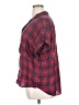 Grayson 100% Lyocell Plaid Red Short Sleeve Polo Size Lg (4) - photo 5