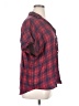 Grayson 100% Lyocell Plaid Red Short Sleeve Polo Size Lg (4) - photo 4