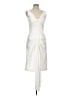 Assorted Brands 100% Polyester Ivory Cocktail Dress Size 10 - photo 1