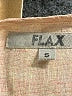 Flax 100% Linen Orange Short Sleeve Blouse Size 6 (S) - photo 7