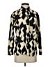 Zara Print Black Ivory Long Sleeve Button-Down Shirt Size S - photo 1