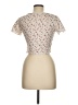 Romwe Ivory Short Sleeve Polo Size 6 - photo 2