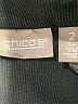 Chico's Stripes Black Jacket Size Lg (2) - photo 6