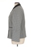 Evan Picone 100% Polyester Houndstooth Gray Blazer Size 16 - photo 5