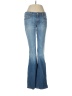 7 For All Mankind Hearts Blue Jeans Size 29 waist - photo 1