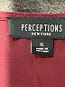 Perceptions Burgundy Casual Dress Size XL - photo 4