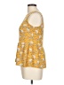 TU 100% Viscose Yellow Sleeveless Blouse Size 10 - photo 5
