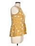 TU 100% Viscose Yellow Sleeveless Blouse Size 10 - photo 4