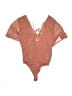 Abercrombie & Fitch 100% Polyester Brown Bodysuit Size XS - photo 1