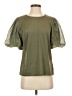 Cato Green Short Sleeve Top Size S - photo 1