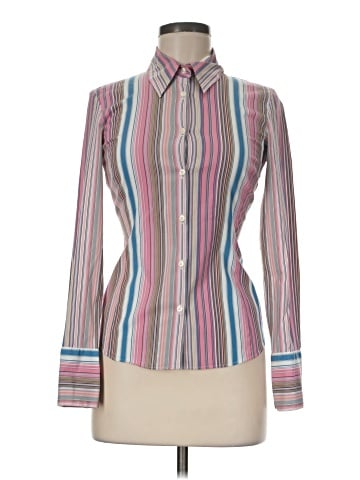 Thomas Pink Long Sleeve Blouse (view 1)