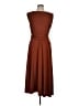 Zara Solid Brown Casual Dress Size L - photo 1