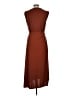 Zara Solid Brown Casual Dress Size L - photo 2