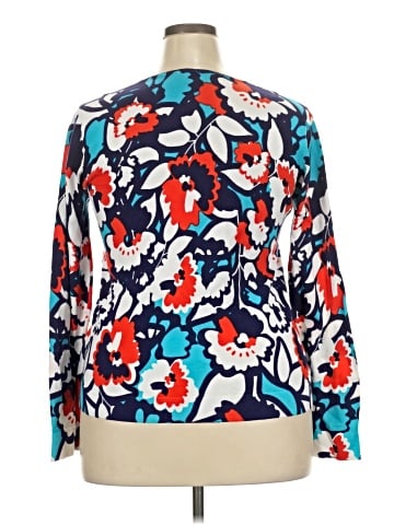 August Silk Long Sleeve Blouse (view 2)