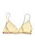 Roxy Floral Yellow Swimsuit Top Size M - photo 2