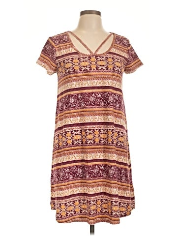 Pink Rose Casual Dress (view 1)