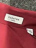Babaton Burgundy Short Sleeve Blouse Size S - photo 7
